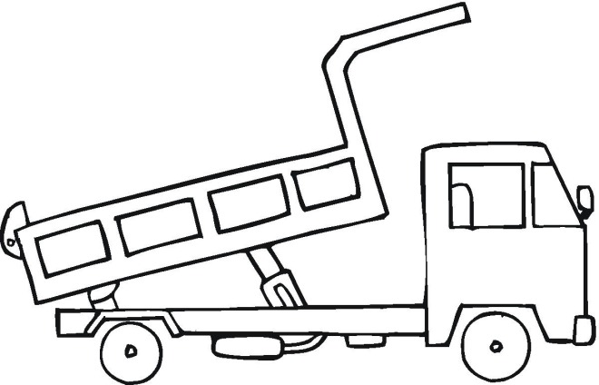 Free Coloring Pages Construction Truck Book Vehicles