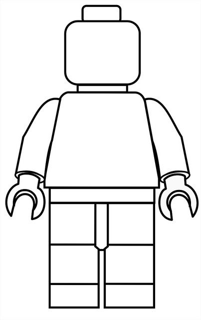 Blank Lego Person. Fun printout. | Education style | Clipart library