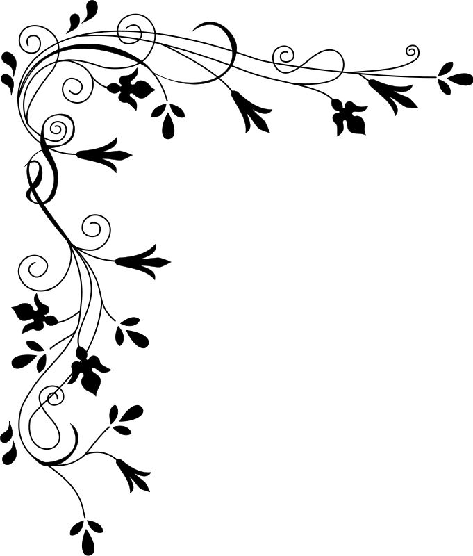simple flower border designs for school projects - Google Search 