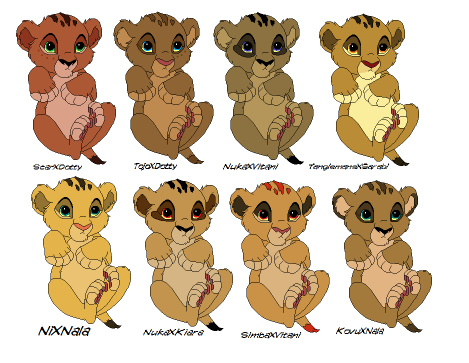 lion king cubs names - Clip Art Library