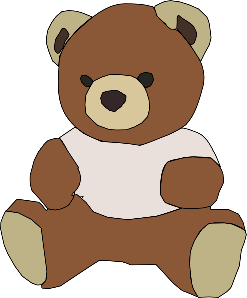 Stuffed Teddy Bear Clip Art at Clipart library - vector clip art online 
