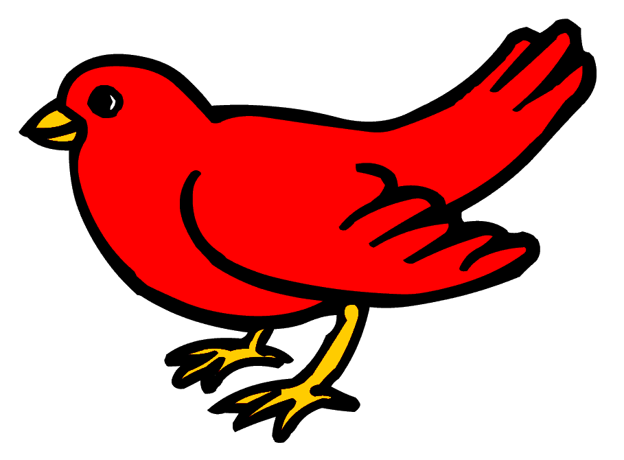 Red Bird Clipart
