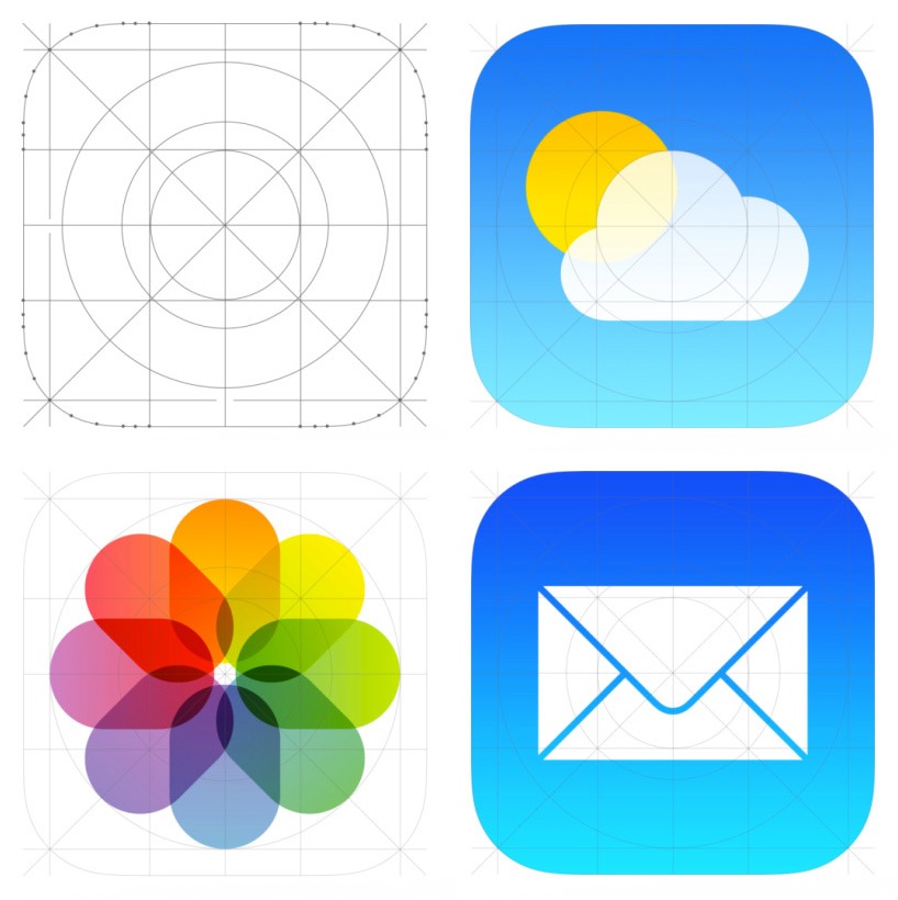 A closer look at the iOS7 icons - The Iconfinder Blog