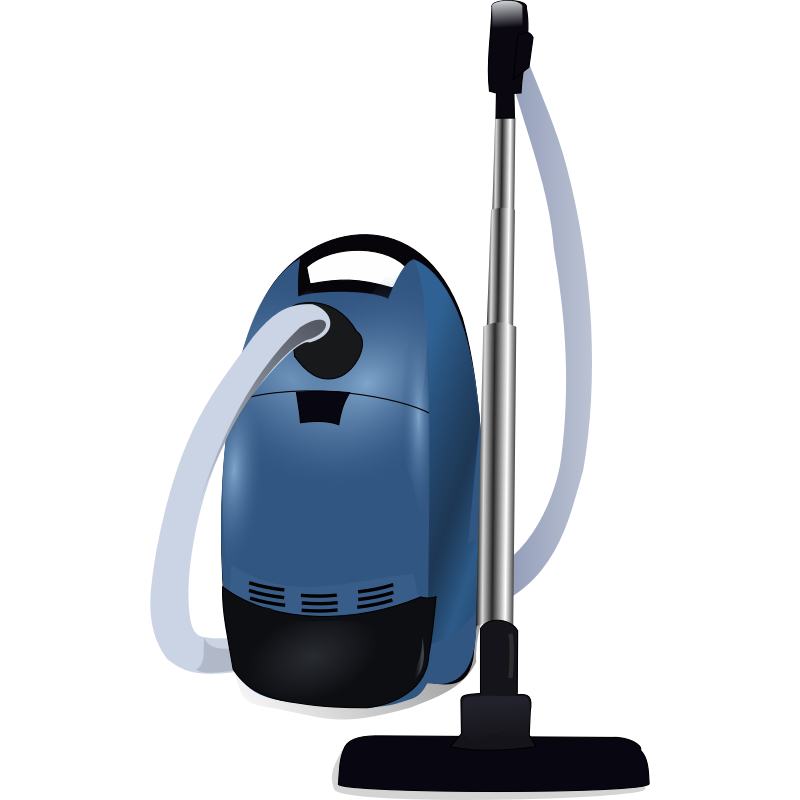 Clipart - Blue vacuum cleaner