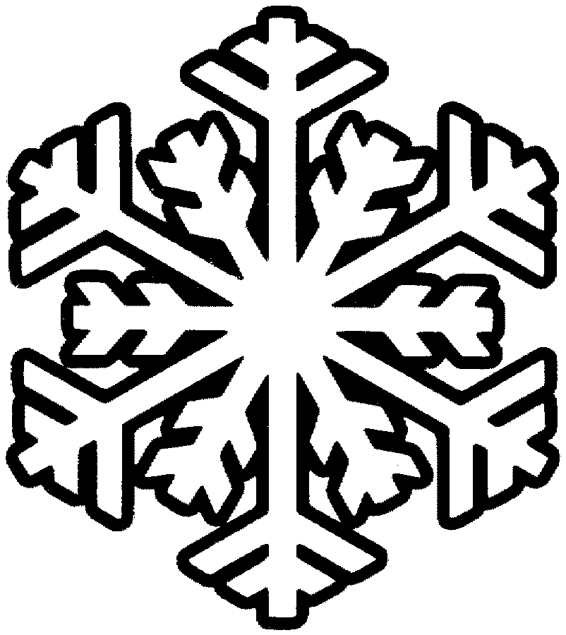 Snowflake Line Drawing