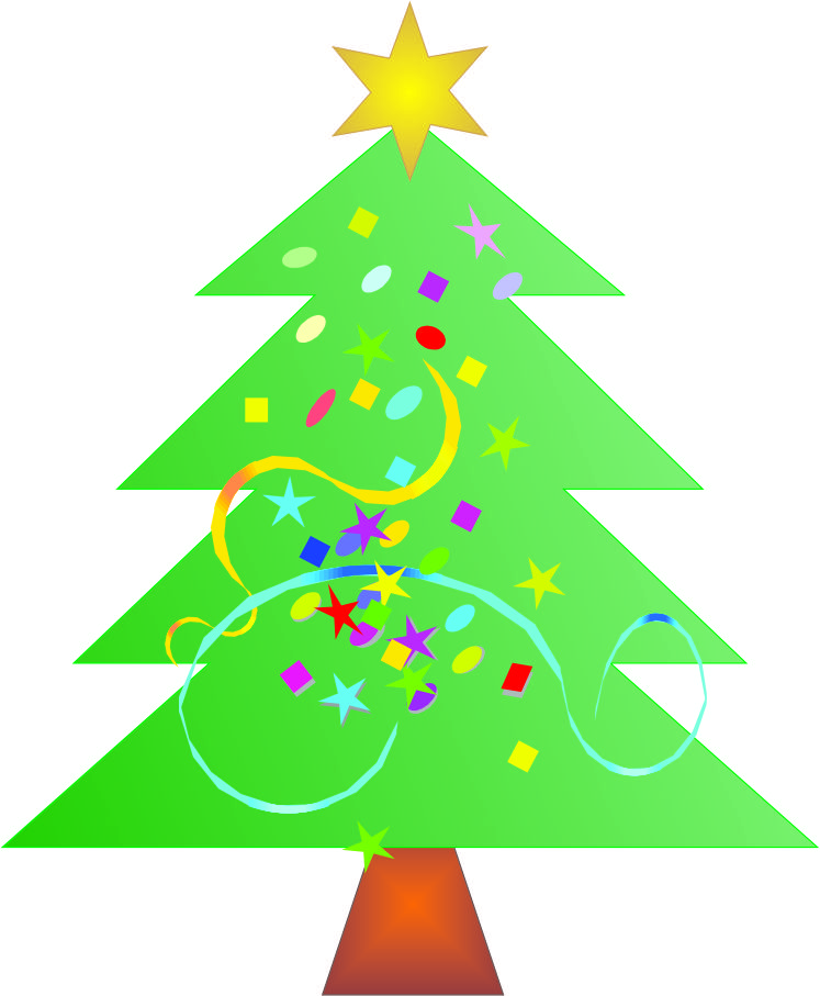 christmas tree clip art free download - photo #25