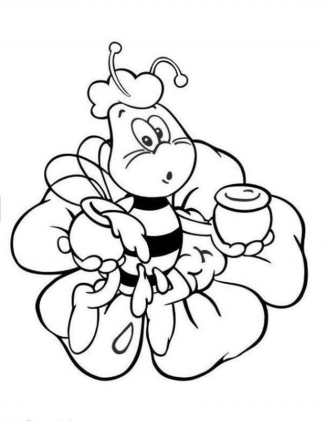 Download Willi And The Honey In Maya The Bee Coloring Pages Or 
