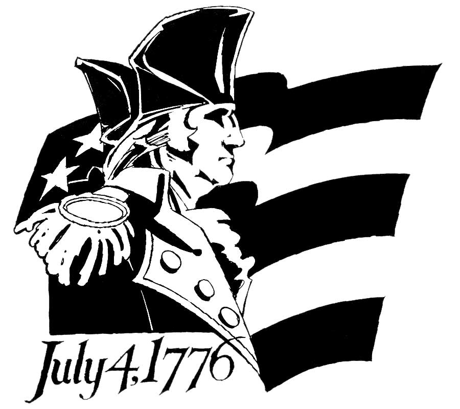 Public Domain Clip Art Photos and Images: 4th of July 1776 Washington