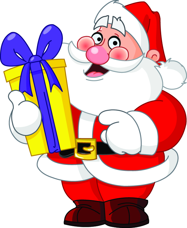 cartoon santa - Clip Art Library