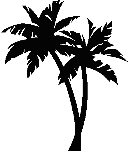 Cartoon Palm Trees 