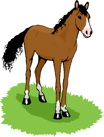 Classic Horse Colored Clip Art horse2 � � Classic Horse