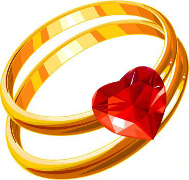 Free Wedding Rings vector graphics | Free Vector Graphics