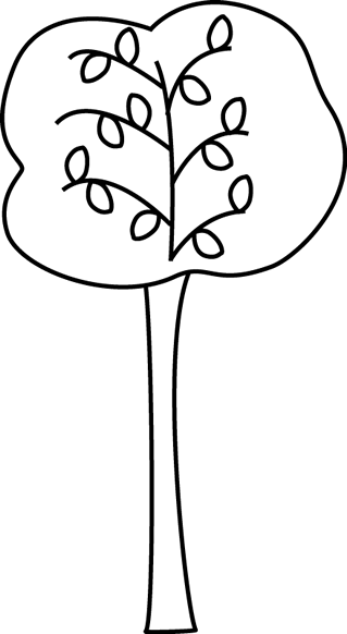 kalesa clipart black and white tree
