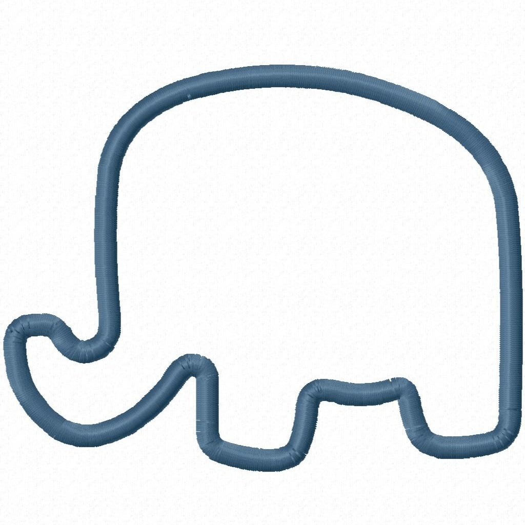 Images For  Elephant Outline