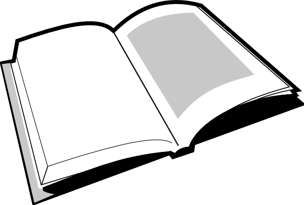 Open Cartoon Book - Clipart library