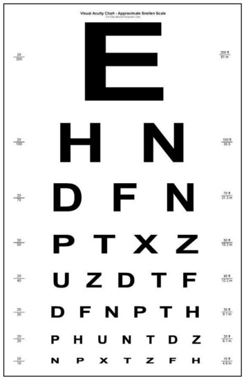 Eye Exam Test Chart Printable
