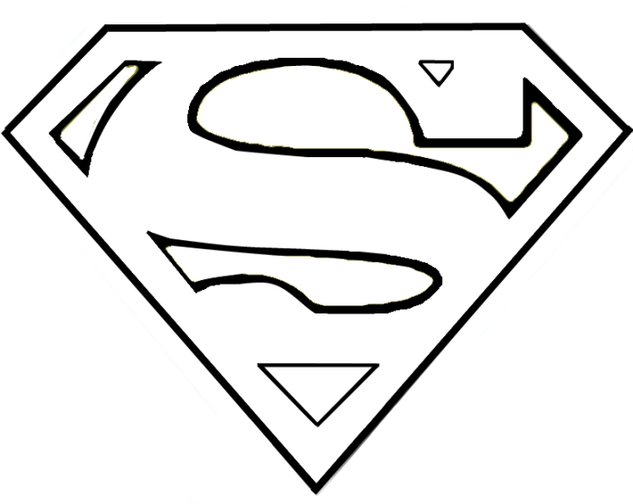 superman logo pumpkin stencil