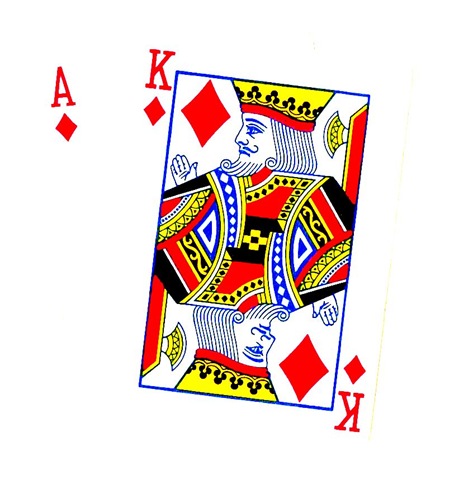 Poker Hands Clip Art - Ace King Suited | The Online Poker Guy