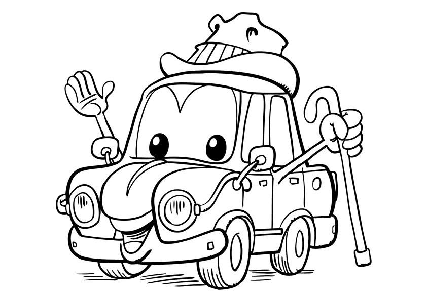 Free Old Car Cartoon, Download Free Old Car Cartoon png images, Free
