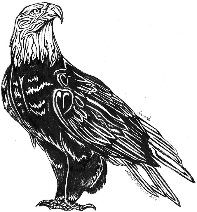 Tribal Eagle by SaltyPuppy on Clipart library
