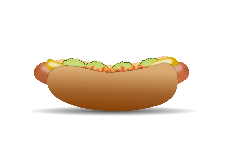 Hot Dog SVG Vector file, vector clip art svg file