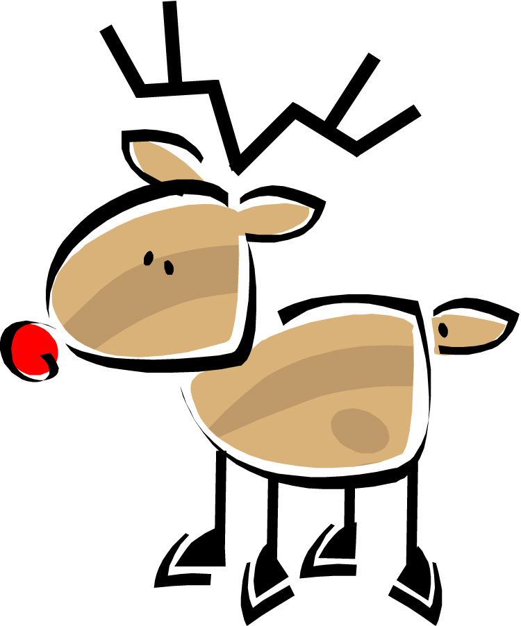 Reindeer Clip Art Christmas