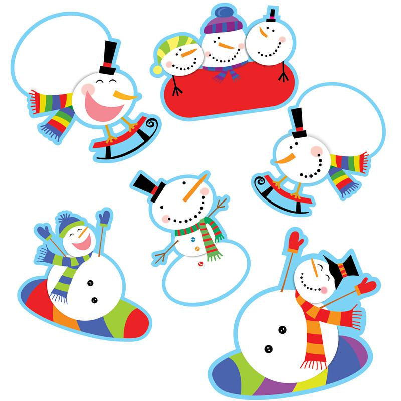 Snowmen 10 Inch Designer Cut Outs | CTP7027