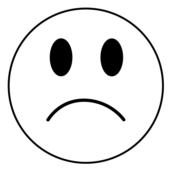 Sad Face Clip Art Black And White | Clipart library - Free Clipart 
