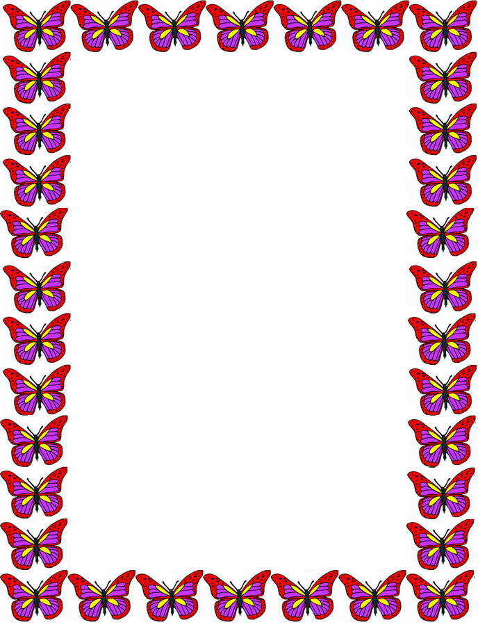 Butterfly Page Borders