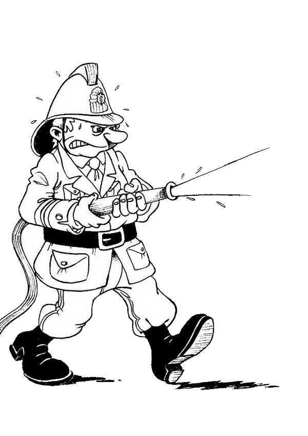 Coloring Page - Fireman coloring pages 7