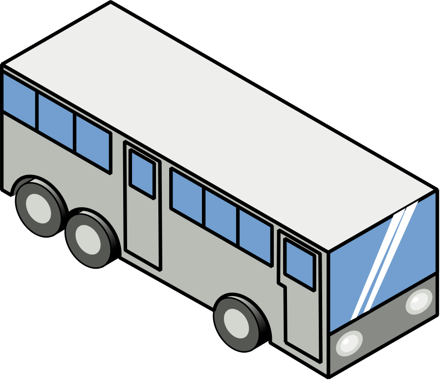 Old Bus Clipart, vector clip art online, royalty free design 