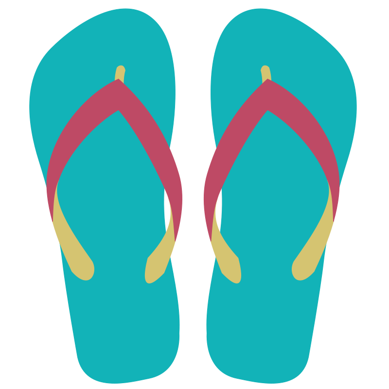 flip flops clip art free