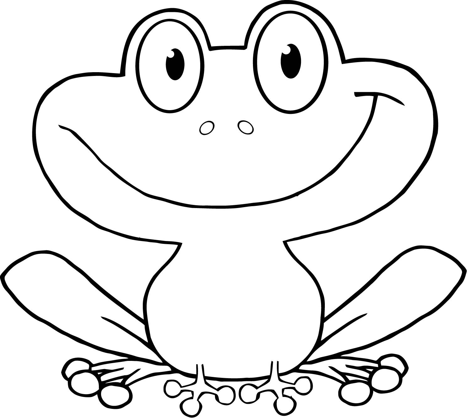 A Cartoon Frog 