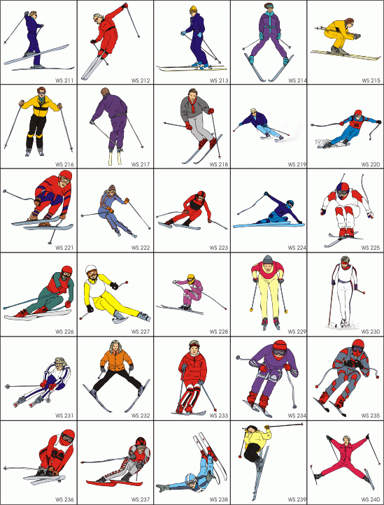 free clipart winter sports - photo #23