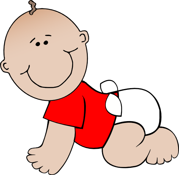 Crawling Cartoon Baby Boy Clipart Picture Royalty Free Clip 