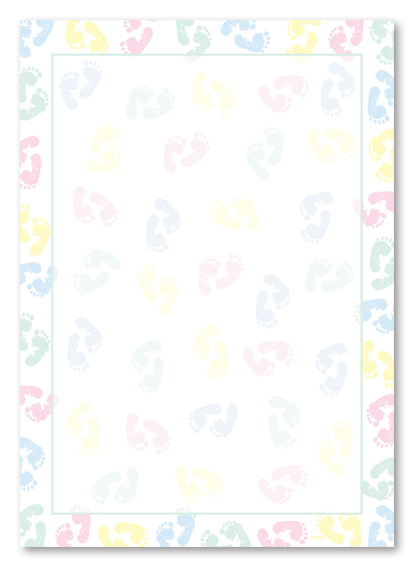 Free Baby Shower Borders For Word