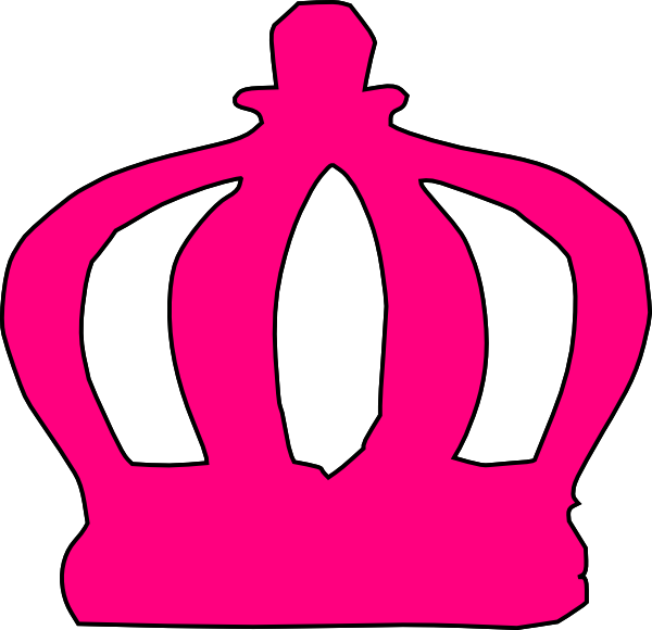 Pink Tiara Cartoon clip art - vector clip art online, royalty free 
