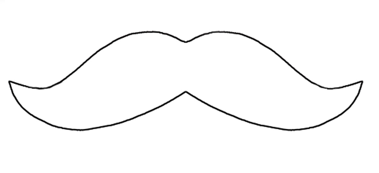 Free Mustache Outline Download Free Mustache Outline Png Images Free