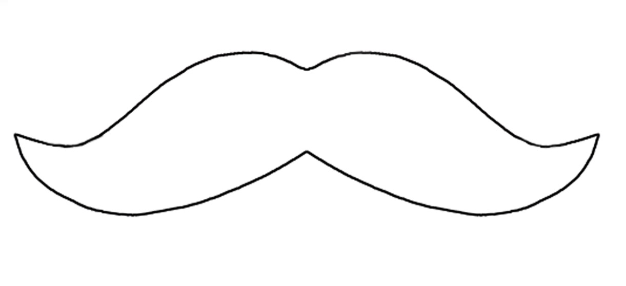 Free Mustache Outline Download Free Mustache Outline png images Free