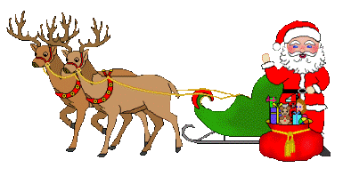santa and reindeer clip art | Indesign Art and Craft