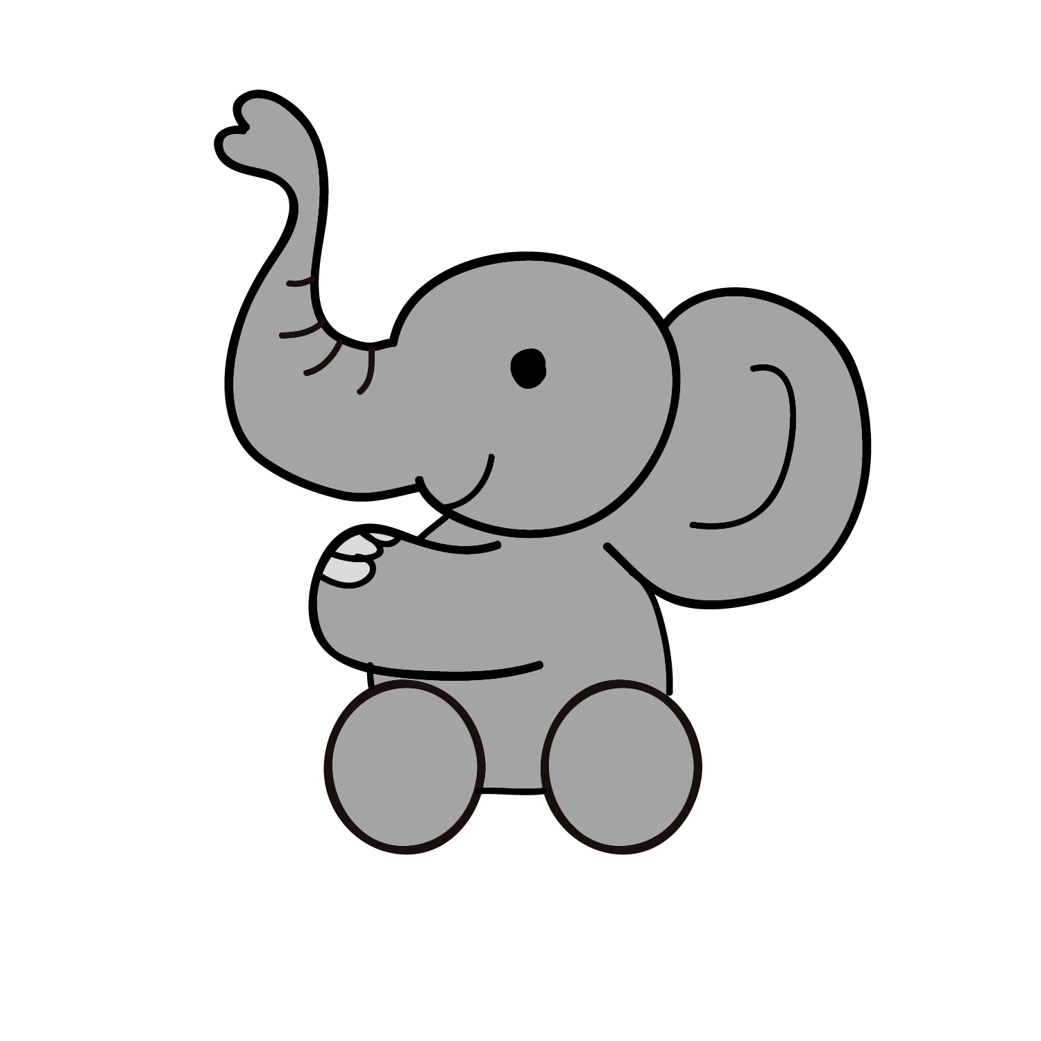 Cartoon Images Of Elephants - Clipart library