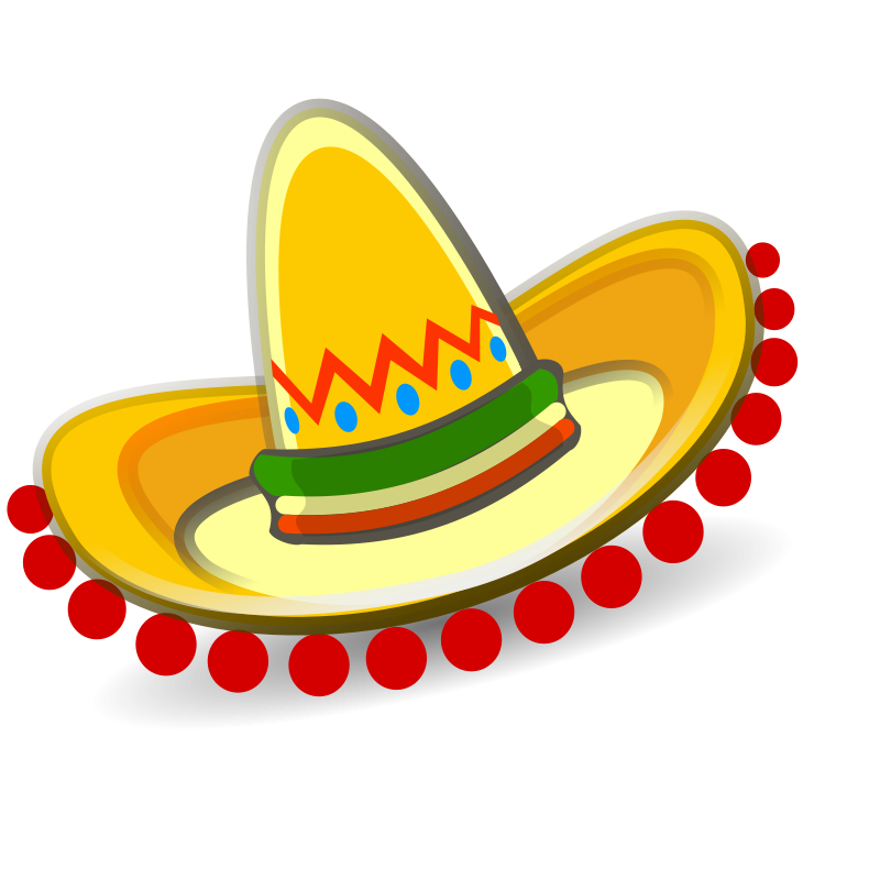 Mexican Sombrero Maracas Clipart - Free Clip Art Images
