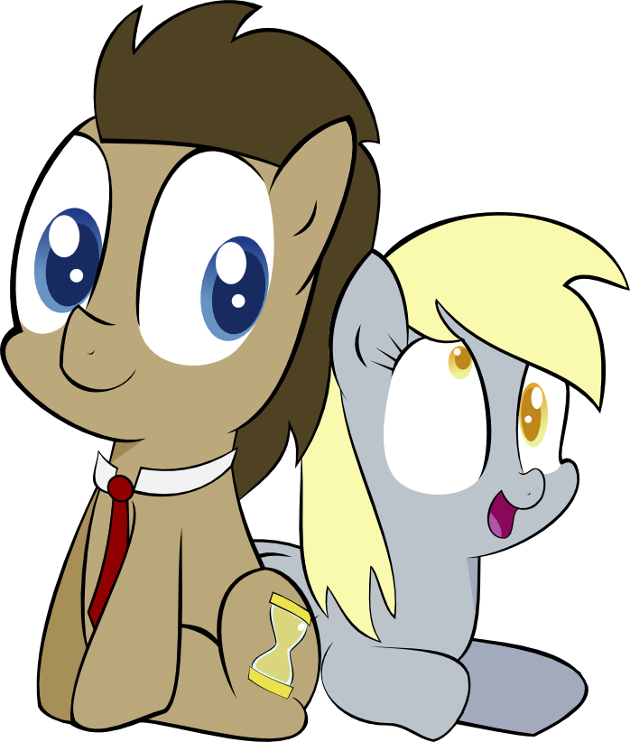 Derpy and Doctor whooves foals by Cartoonist-Girl on Clipart library