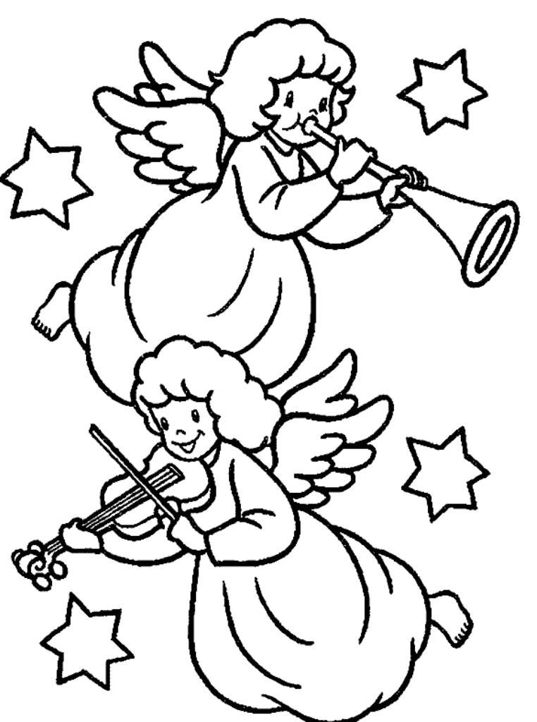 Download Angel Free Coloring Pages For Christmas Or Print Angel 