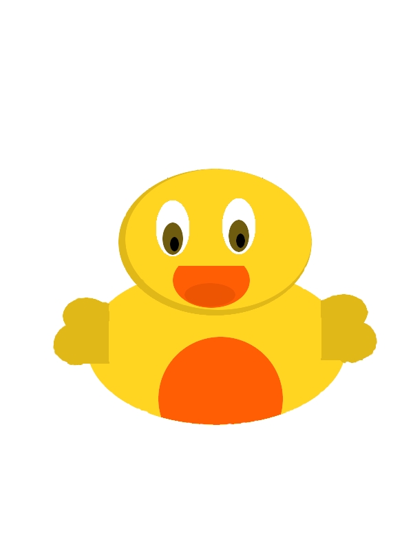 Cute Duckling Clipart