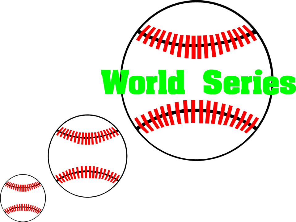 Free Stock Photos | Illustration of baseballs and World Series 