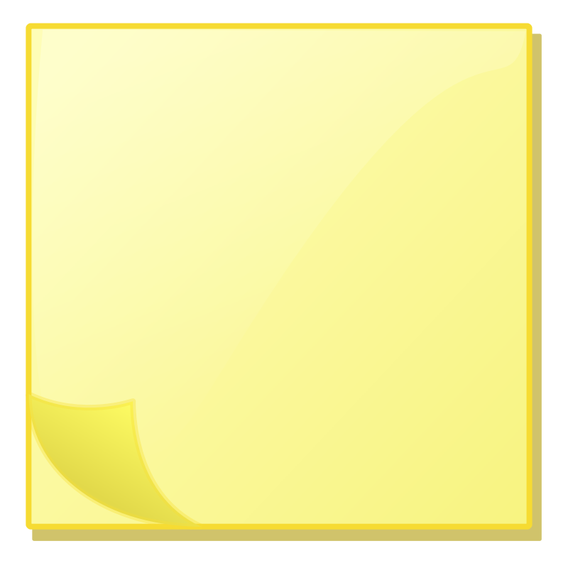 Clipart - Sticky Note Pad