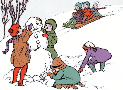 Building A Snowman Clip Art Download