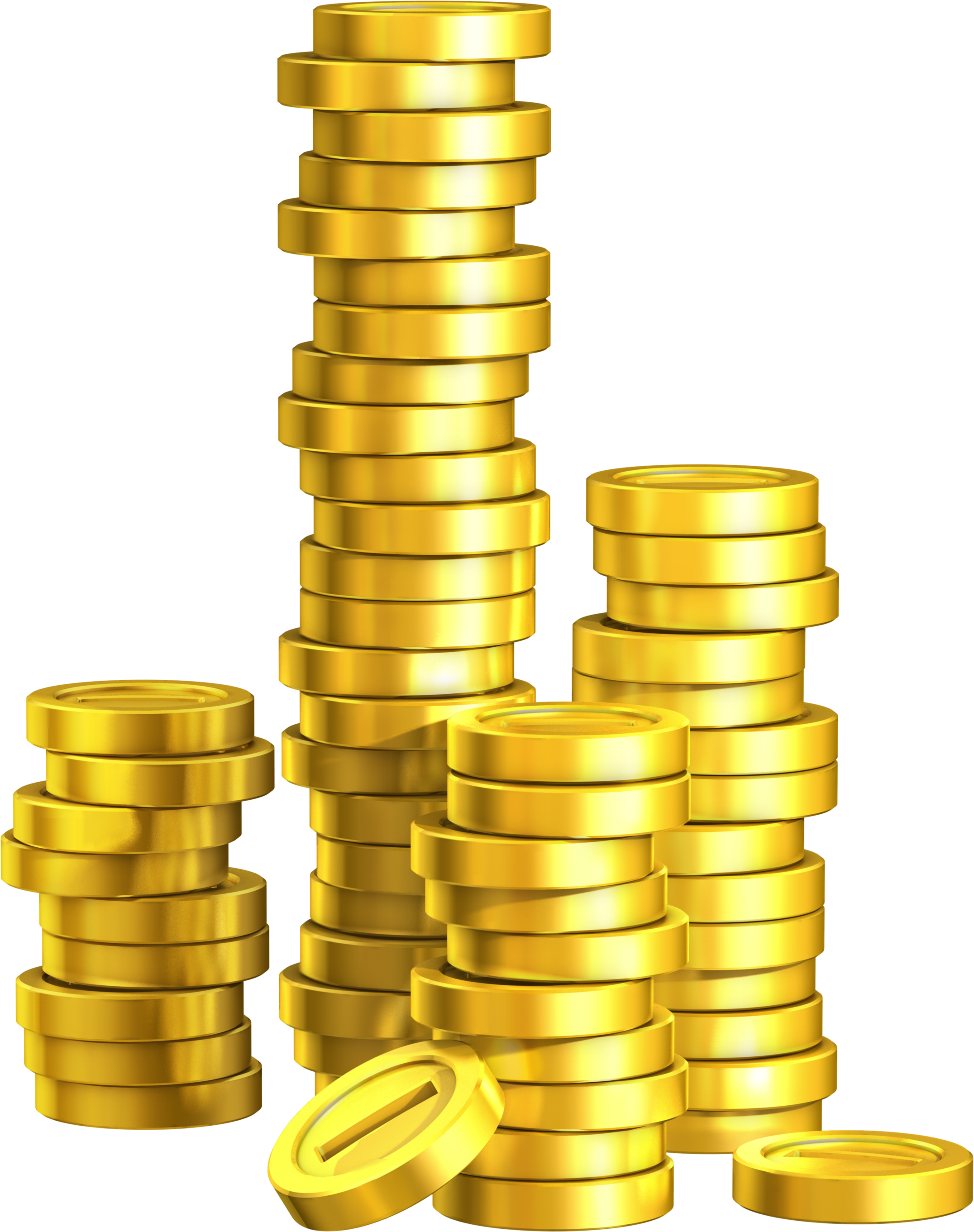 Trends For  Stack Of Gold Coins Png