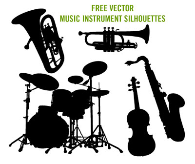 Free Vector : Music Instrument Pack from TraitDesigns 